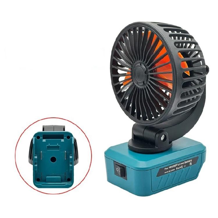 MultiPurpose Foldable Cooling Fan Compatible for 18V BL1820,BL1815 Battery Perfect For Indoor And Outdoor Activity