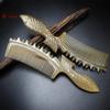 Yak Horn Carved Fish Handle Comb