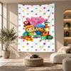 Decorative Tapestry,Pocoyó Cartoon Printed Wall Art, Lightweight Wall Hanging For Bedroom Background