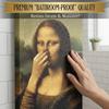 Funny Pinching Nose Bathroom Sign - Humorous Wall Art Poster for Toilet, Bathroom, Living Room, Apartment, Dorm, Home Decor