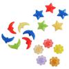 20PCS Mixed Color Spoke Beads Colorful Wheel Stripe Colored Bead  Kids Bike