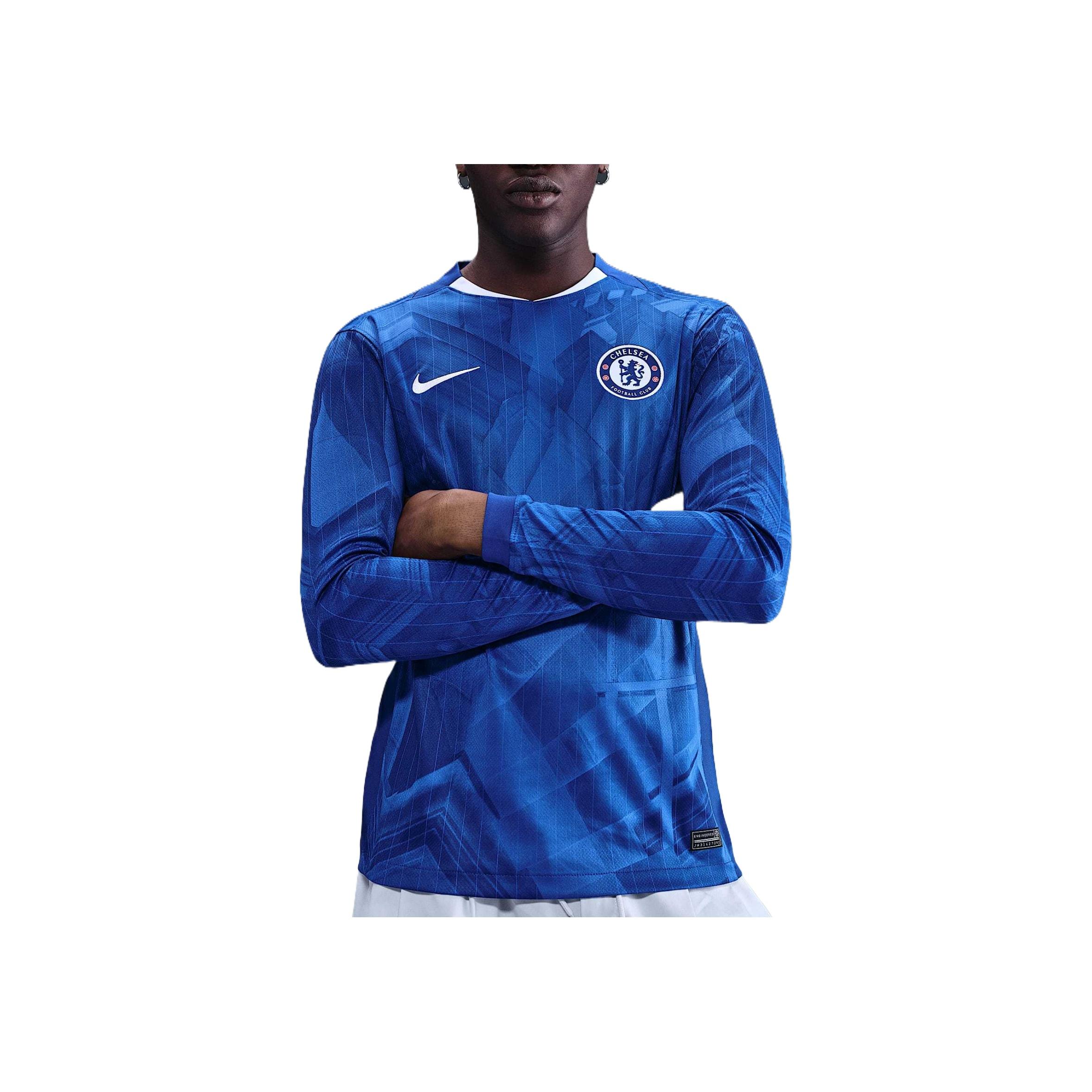 

Nike Chelsea FC Dri-Fit 2025/26 Season Home Comfortable Fashionable Casual Football Shirt Men tops HV9258-496 L