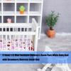 Realistic Crib Model Wood Crib Dollhouses Realistic Mini Size Collection Toy