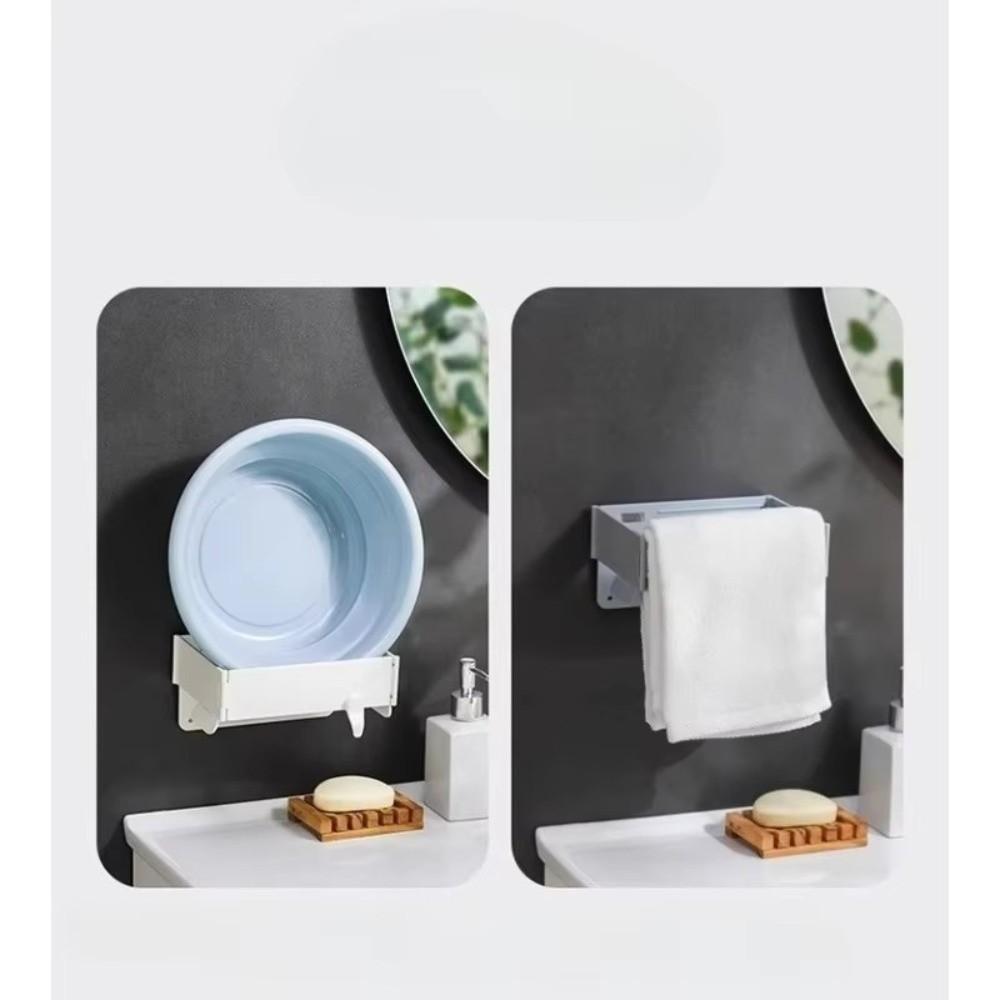 Wall-Mounted Garbage Bag Hanger Magnetic Waste Bin Holder Space Save Trash Bag Holder Kitchen