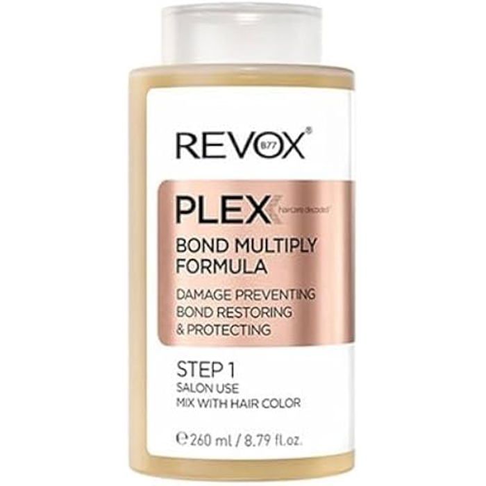 PLEX bond multiply - REVOX - 260 ml - Saçları güçlendirir - Kimyasal işlemler sırasında koruma