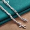 925 Sterling Silver 50cm Necklace Fashion Wedding Jewelry