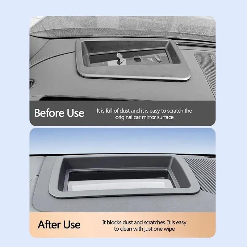 For 2024 BMW 5-Series G60 Car Hud Display Protective Cover HD Tempered Glass Anti Reflection Head Up Screen Protector Interior