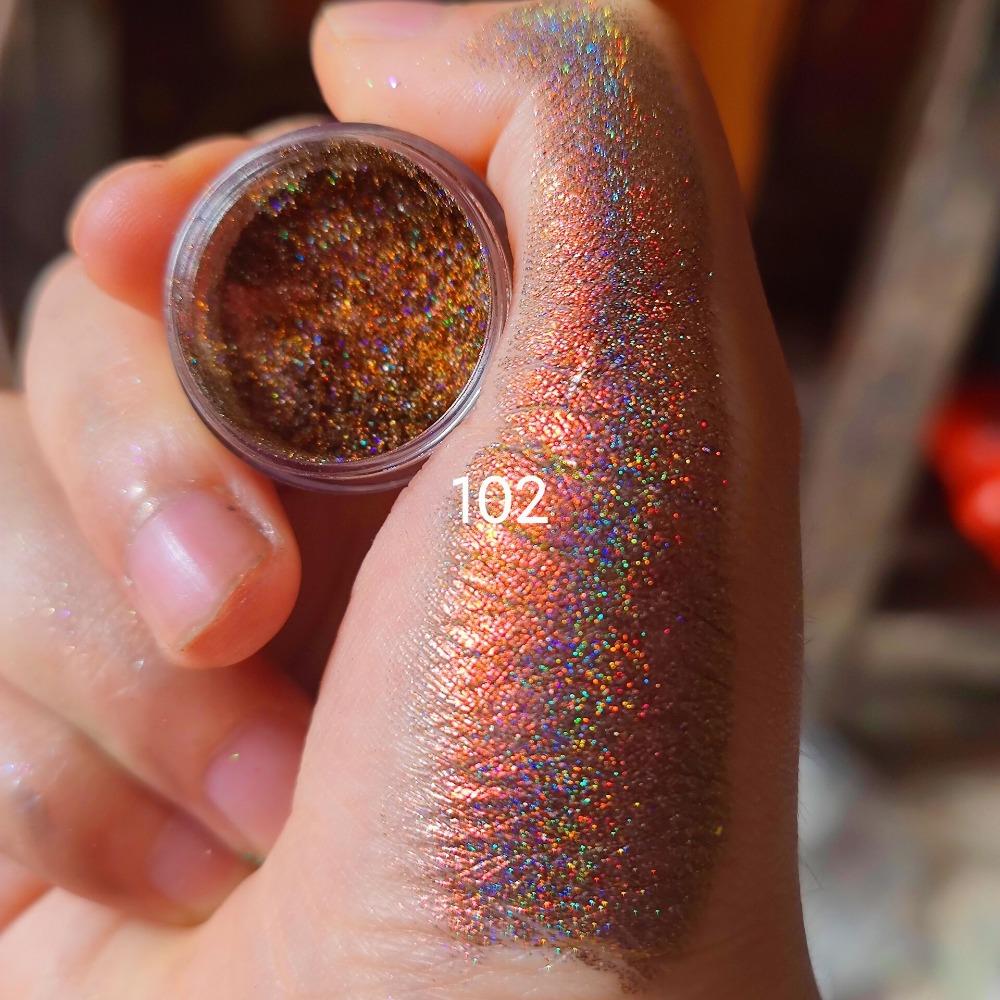 

Сияющая радужная пудра для век 0,2 г. Тени для век с блестками Color Shift Eyeshadow Nail 103