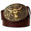 Fashion Women Belt Retro Floral Pattern Flower Design Arabesque Pattern Golden Floral Popular Element Girdle Women Gift