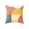 Car Waist Pillow Case Peach Leather Velvet Geometric Pattern Creative Home Polyester Pillow Case Yiwu Pillow