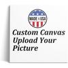 Wall-Art Supplies Custom Canvas Print, 8x8 in Photo On Canvas, American Flag Theme, Rectangular, Oil Paint, Ready to Hang, Ideal for Home Decor