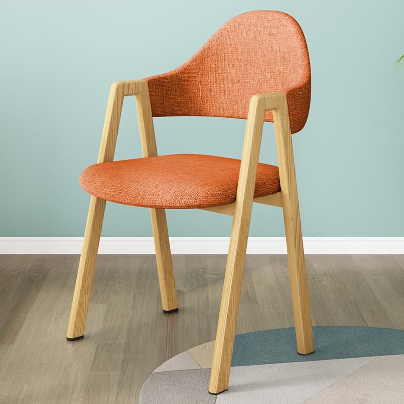 1PC elegant dining chair, simple and modern dining chair, comfortable and durable Nordic-style dining chair