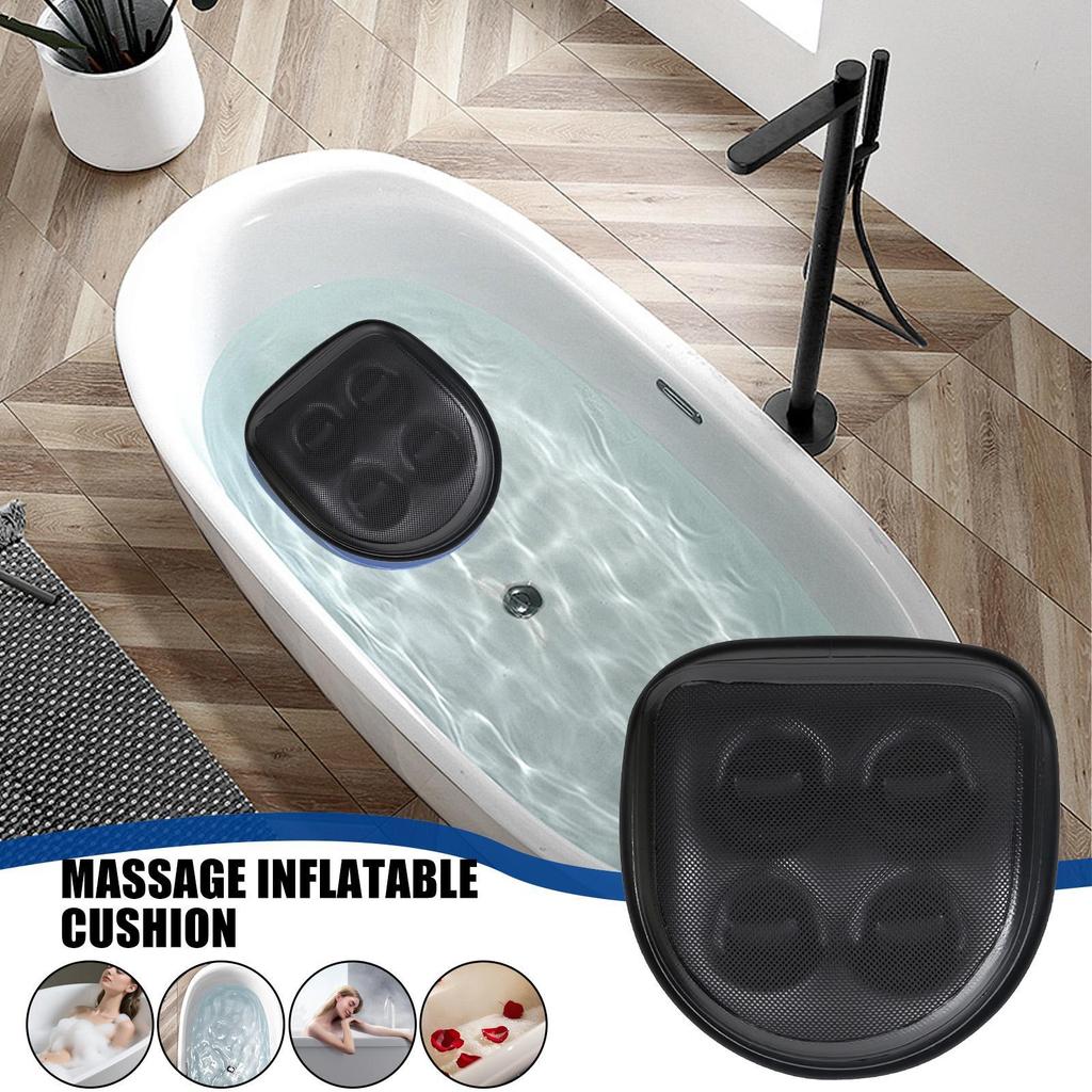 Hot Tub Booster Seat Inflatable Chair Cushion Chair Backrest Hip Massage Support With Suction Cup For Car Desk Driving Camping