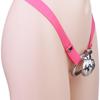 Men's Short Metal Urethral Chastity Lock Penis Cage Sex Toys BDSM Stainless Steel