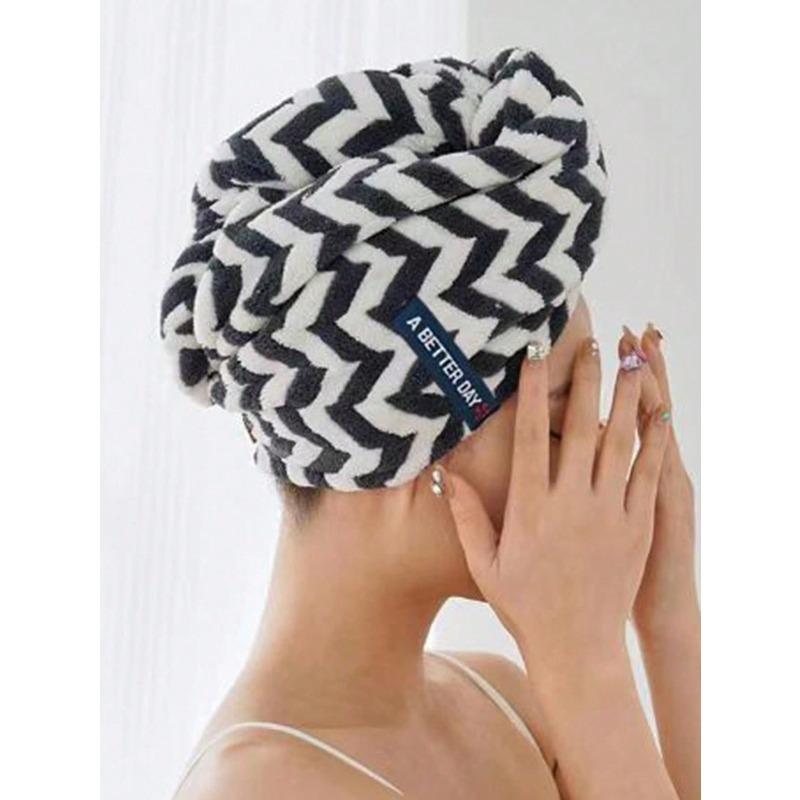 

Absorbent Hair Drying Towel Caps, Multi-Pattern, Women Hair Turban Shower Wraps Back To SchoolHair Bonnet Shower Towels one-size
