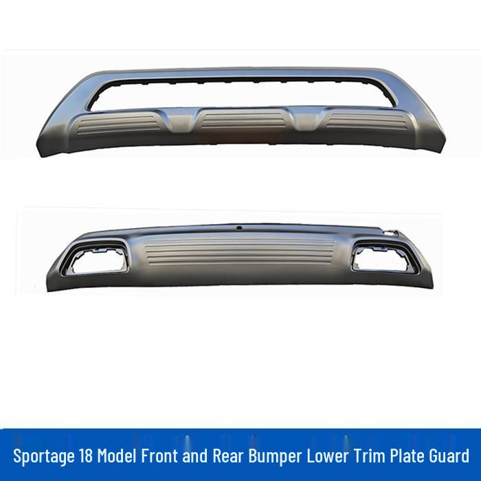 Sportage Front & Rear Bumper Trim Decorative Guard for 18-20 Models Front Bumper Lower Trim/Painted