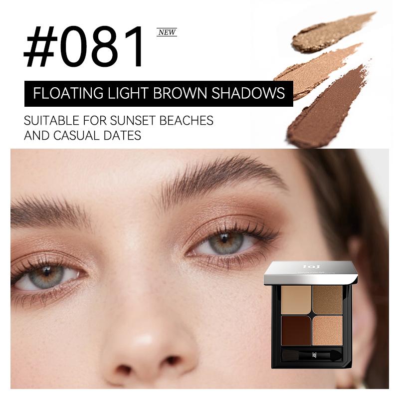 Highlighter-Palette, 4 Farbtöne, Seidige Textur, Lässt sich nahtlos verblenden, Verleiht Ausstrahlung, Hebt hervor, Beleuchtet, Helle bis mittlere Hauttöne, Angereichert mit Squalan, 24 Stunden Halt