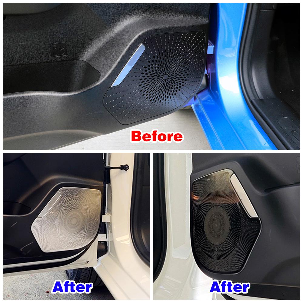 Interior Accessories For Haval Jolion 2024 2024 Car Inner Door Stereo Audio Speaker Sound Decorate Frame Trim Cover Sticker