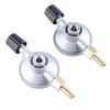 Pressure Regulator 50/37mbar Adjustable Flow Low Pressure Propane Regulator Camping Gas Tank Adapter for Camping Grill
