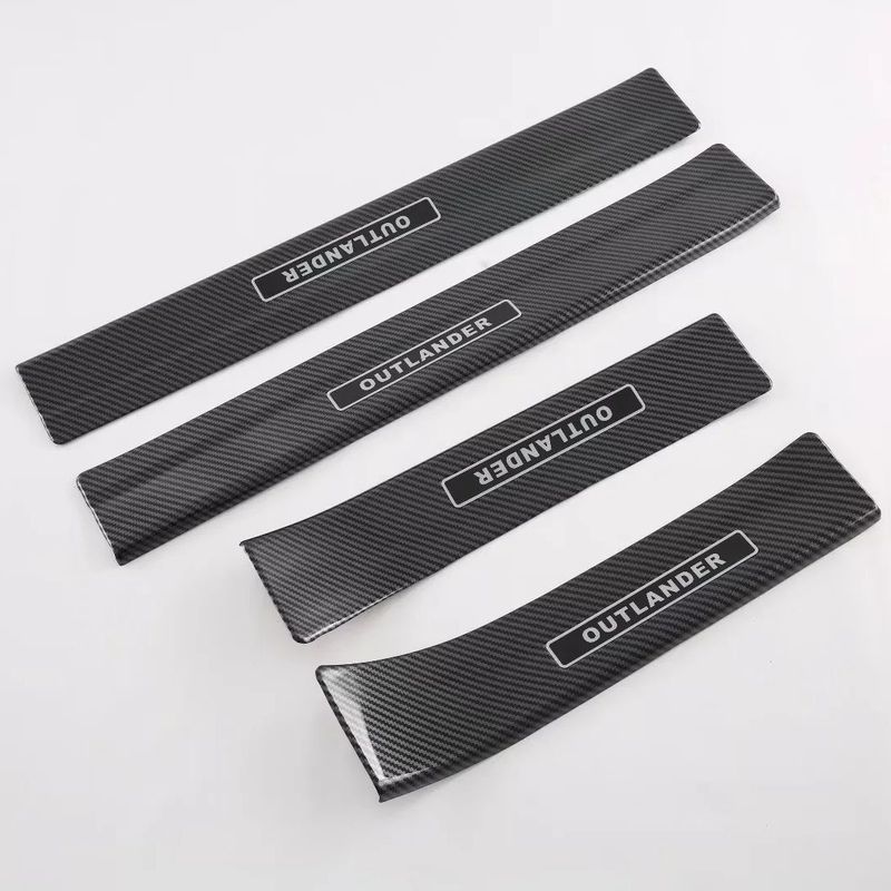 For Mitsubishi Outlander 2024 Car Door Sill Protector Cover Threshold Pedal Protection Sticker Car Styling Accessories