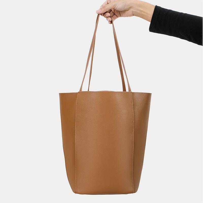 Tote Bag Autumn and Winter New Bag Women's Fashion Casual Versatile Leather Women's Bag Portable Shoulder Armpit Bag Women