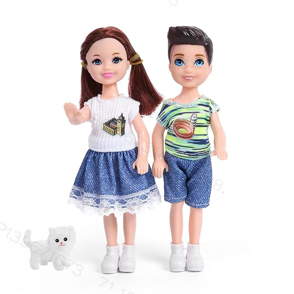 Neue 5-Zoll Kelly Puppe Fr Paare, Diy Handgemachte Dekorative Geschenk Puppe Fr Kinder