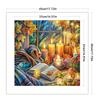 Full Embroidery Eco-cotton Thread 11CT Printed Window Scenery Cross Stitch Kit