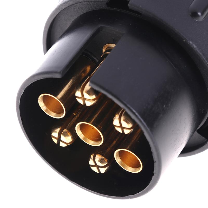 Conector Adaptador de Reboque 12V 7 Pinos para 13 Pinos Conversor Elétrico para Caravana