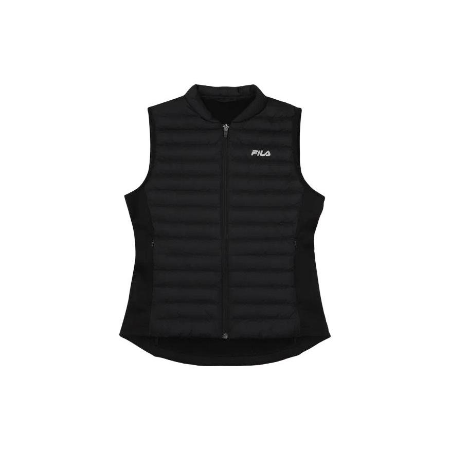FILA Vests Unisex Black Collarless Moderate Other FS2DVF4251F-BLK L