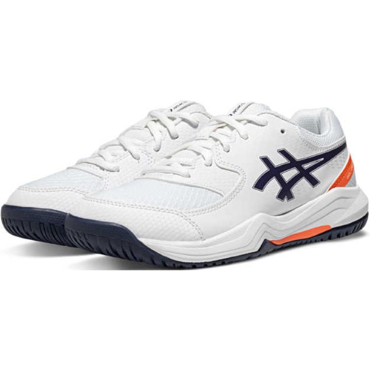 Asics Gel Dedicate 8 GS White Indigo Fog Kids Sneakers 1044A077-104