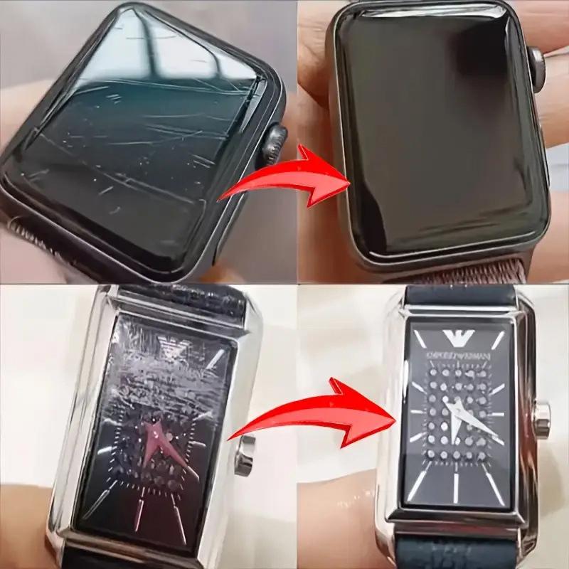 Quick Scratch Repair Polish Cream With Sponge Multi-Surface Restorer For Watches Jewelry Stainless Steel Metal Oxidation Remover