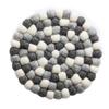 B2c Felt Trivet (Gray Mix) | Pot Holder, Trivet