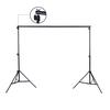 2 *   / 6.6 * 9.8ft   Background Support Stand Photo Backdrop Crossbar Kit with two Clamps