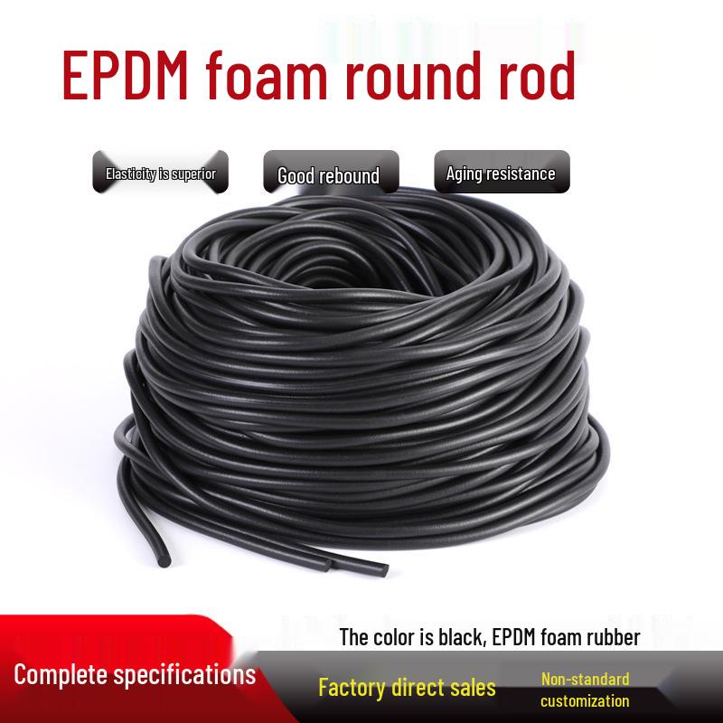 EPDM Rundprofil-Schwammgummi-Dichtungsstreifen: 2-10mm
