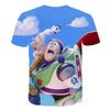 Lebhaftes Toy Story 4 Unisex 3D-Druck Freizeit-T-Shirt für bequeme Sommerkleidung