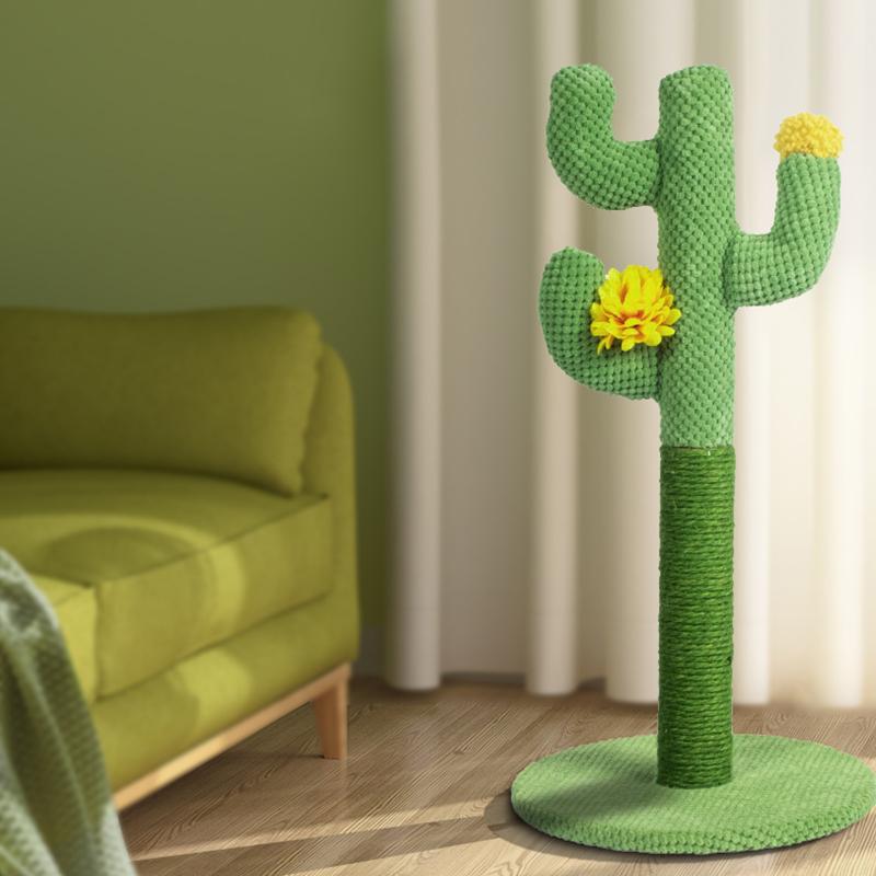 Sisal Cat Scratch Post Claw Sharpener Cactus Cat Scratching Board Cat Scraper Cat Scratching Post Pet Furniture Cat Tree Post