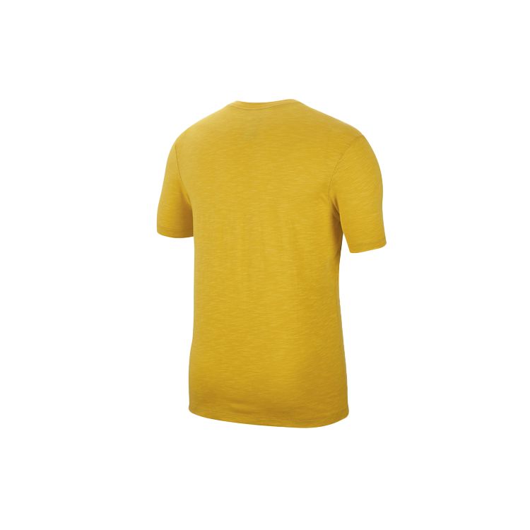 Nike Los Angeles Lakers NBA Dri-FIT Short Sleeve T-Shirt Men Tops Yellow AQ6587-728