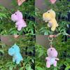 Fun Adorable And Dinosaur Plush Keychain Cute Cartoon Doll Perfect For Bags And Accessories