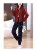 2025 Women's Autumn Casual Sportswear: Stylish Loose Sweatshirt & Cardigan Two-Piece Set