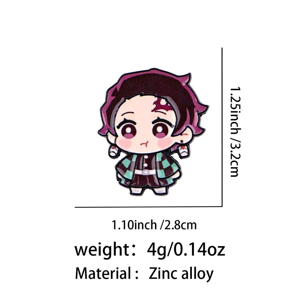 Anime Figure Enamel Pin Cartoon Character Badges On Backpack Women'S Brooches Cap Lapel Pins Cosplay Accessories Playthings Gifts