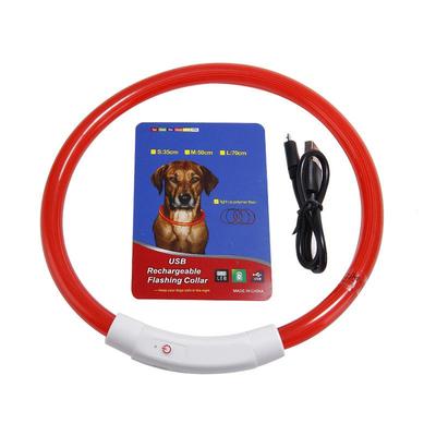 USB Rechargeable Light-Up Dog Collar - Luminous, Suitable for All Breeds