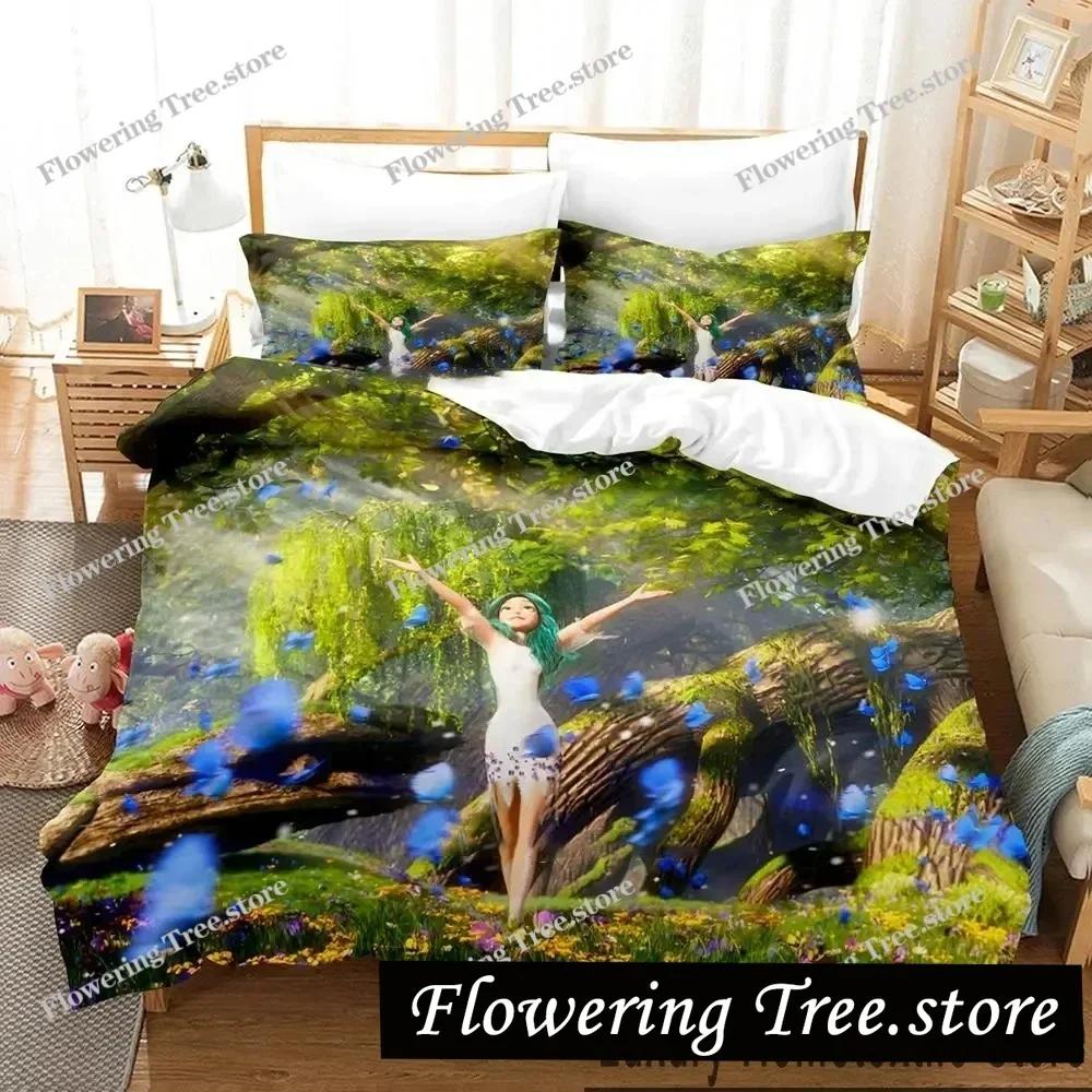 3D Druck Mavka Der Waldgesang Bettwäscheset Jungen Mädchen Einzelbett Queen King Size Bettbezug Kissenbezug Bett Jungen Erwachsene