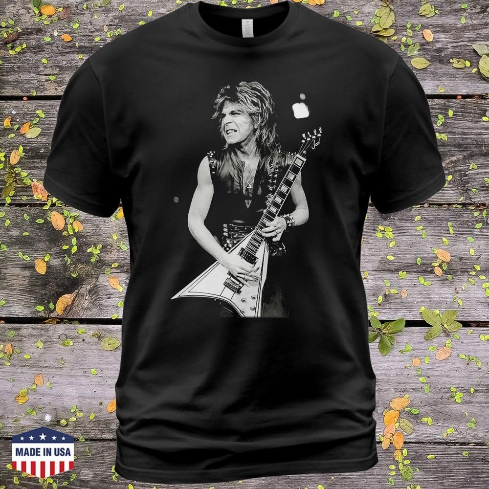 

Cotton T-Shirt Randy Rhoads Quiet Riot II Album Tee Eye for an Eye Inside You Unisex T-Shirt S
