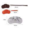 Storege Case Female PU Leather Glasses Case Eyewear Pouch Sunglasses Pouch Eyewear Protector