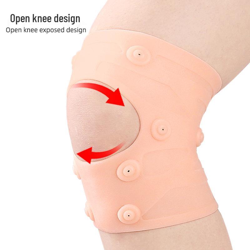 Double Magnetic Pressure Cycling Knee Pad - Elastic Knee Support for Outdoor Sports