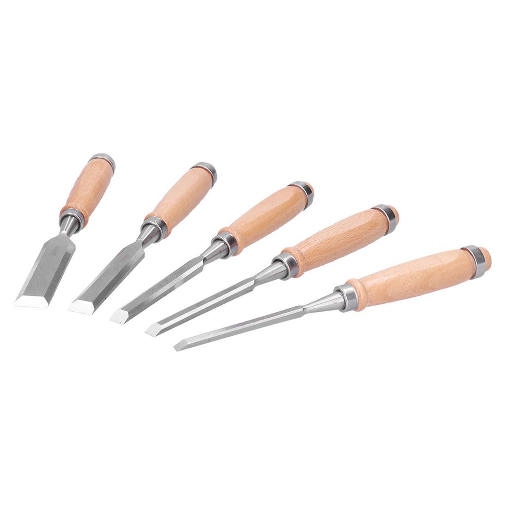 5 szt. Zestaw dłut do obróbki drewna Trwałe Twarde Praktyczne Dłuto do Rzeźbienia Grawerowania