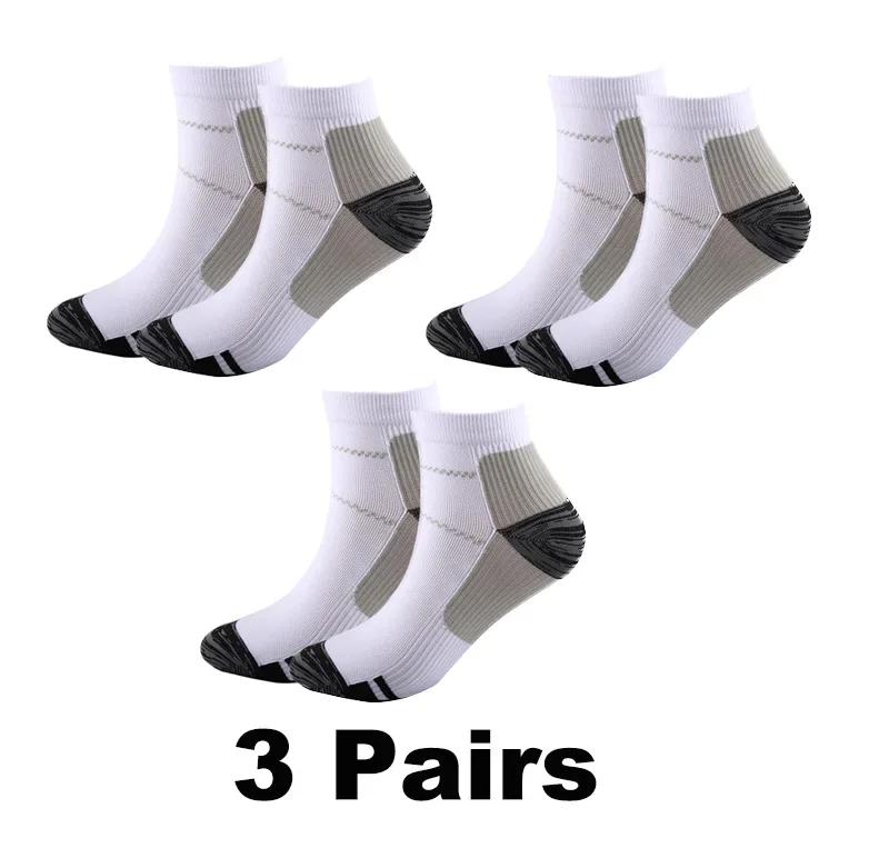 1/3/5 Pairs Men Women Socks Couples Elastic Pressure Compression Socks Outdoor Sports Trail Running Cycling Ankle Socks Boat