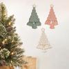 Tree Christmas Macrame Kit Diy Macrame Woven Tree Kit Handmade Woven Xmas Boho Wall Hangings Ornaments For Christmas Decor