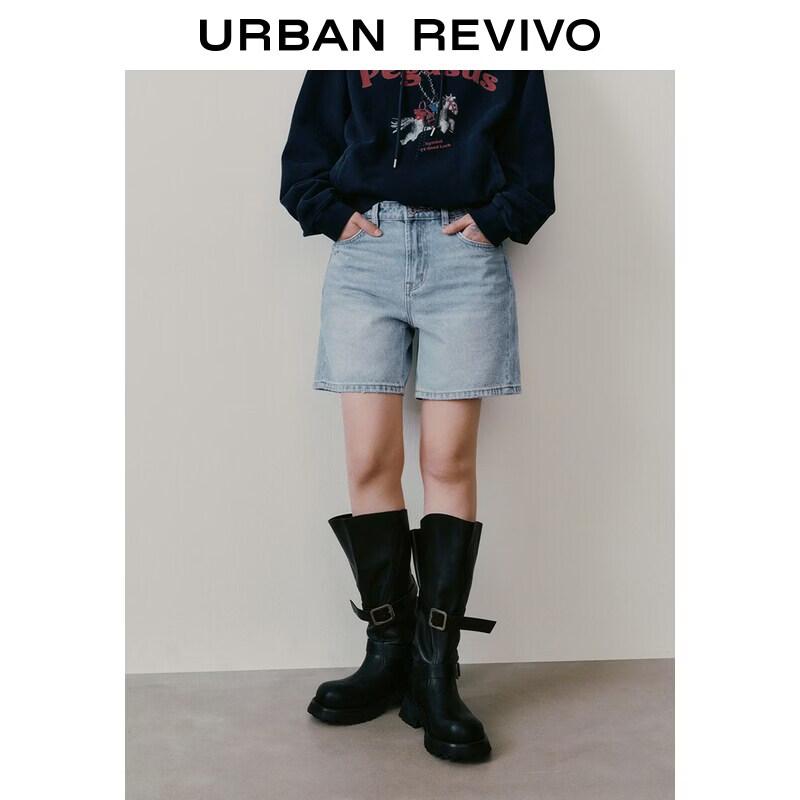 

UR2026 Women s Washed Distressed Denim Shorts 26