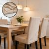 Velvet Home Dining Seat Protector Premium Velvet Chair Cover Thickened Solid Color Stretchable Full Coverage Chair Covers 2026